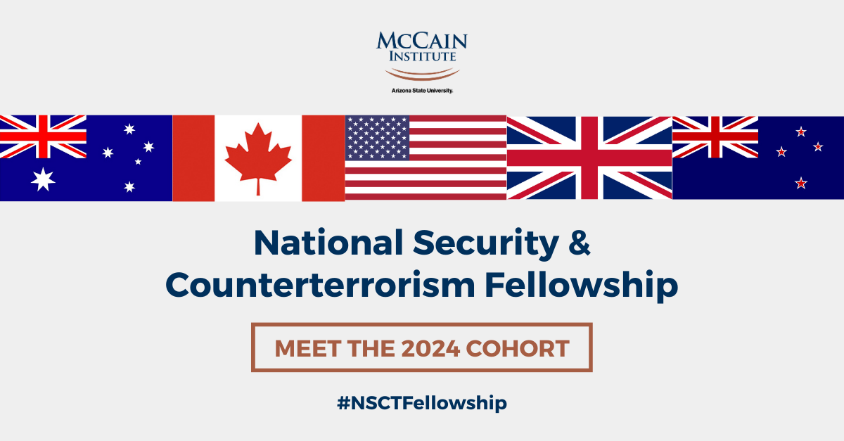 McCain Institute Announces 2024 National Security Counterterrorism   2024 Cohort Announcement 1 